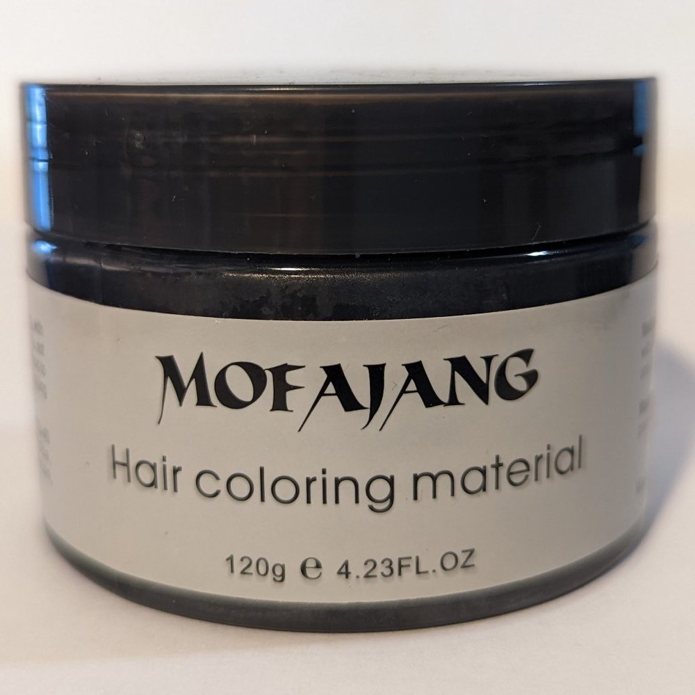 Mofajang Temporary Hair Color Wax - Black - Halloween, Cosplay - 1 pack